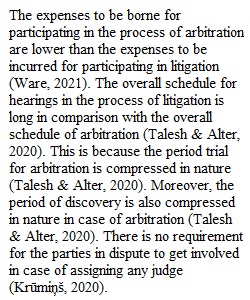 Week 7 Assignment Executory Arbitration